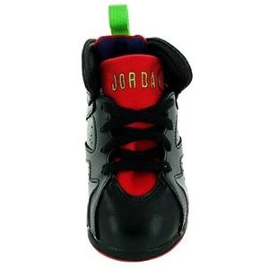 Jordan 7 Marvin the Martian Black and Red Toddler Sneakers Size 10C